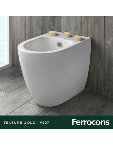HIDROMET TEXTURE GOLD BIDET C/ TRANSF 9807