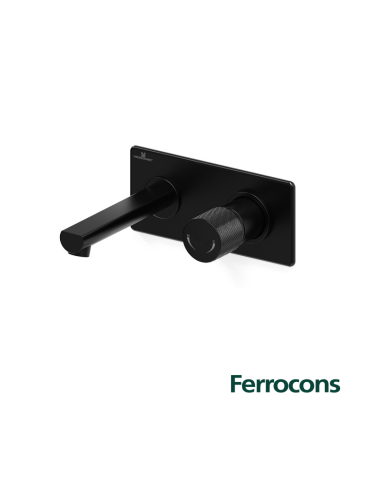 HIDROMET TEXTURE 9880NEGR MONOCOMANDO LAVATORIO...