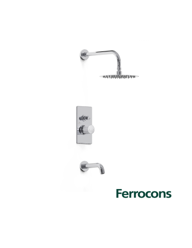 HIDROMET TEXTURE 9803CRCR MONOCOMANDO BAÑERA...