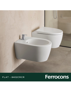 HIDROMET FLAT 8402CRCR MONOC  BIDET C/TRANSF CR 2