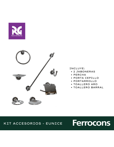 ROCA EUNICE KIT ACCESORIOS CR 7 ACCES