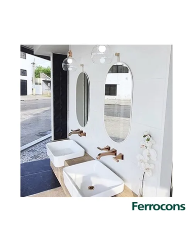 ESPEJO REFLEJAR TIC TAC WHITE 40X70 ESP31.01