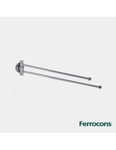 DIVO  TOALLERO 2 BRAZOS RP3070  ALUMINIO