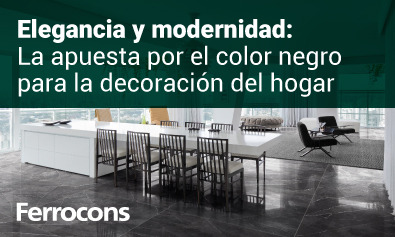 Elegancia y modernidad: la apuesta por el color negro para la decoración del hogar