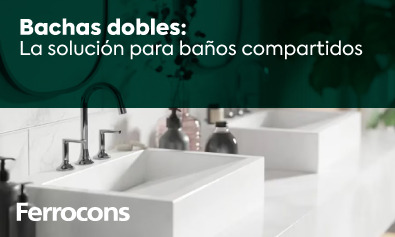 Bachas dobles: la solución para baños compartidos