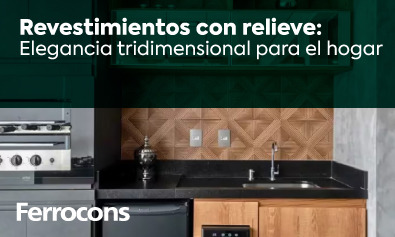 Revestimientos con relieve: elegancia tridimensional para el hogar