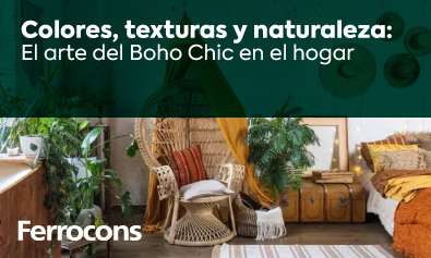 Colores, texturas y naturaleza: el arte del Boho Chic en el hogar