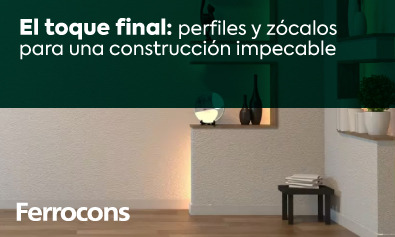 El toque final: perfiles y zócalos para una construcción impecable